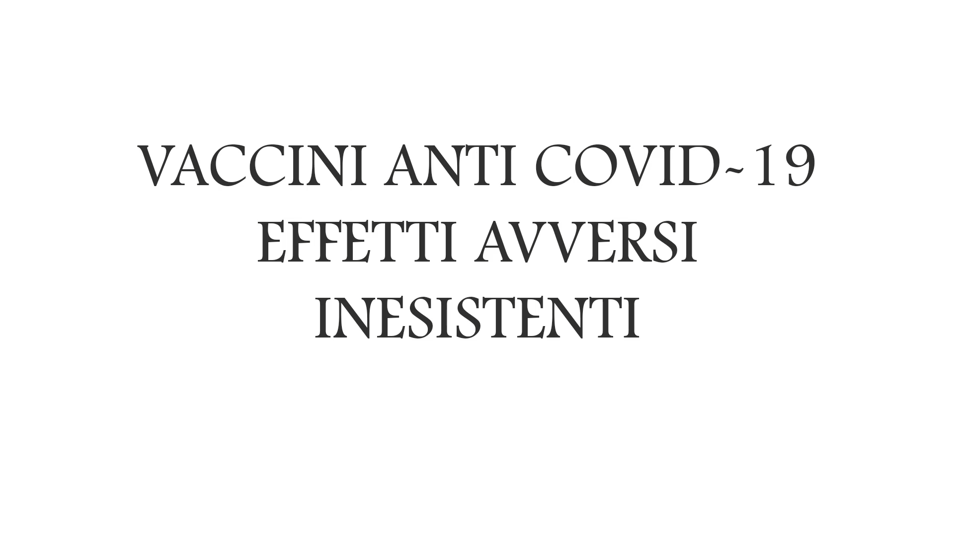 copertina effetti avversi inesistenti